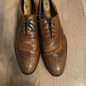 Men's Brown Leather Dress Shoes by